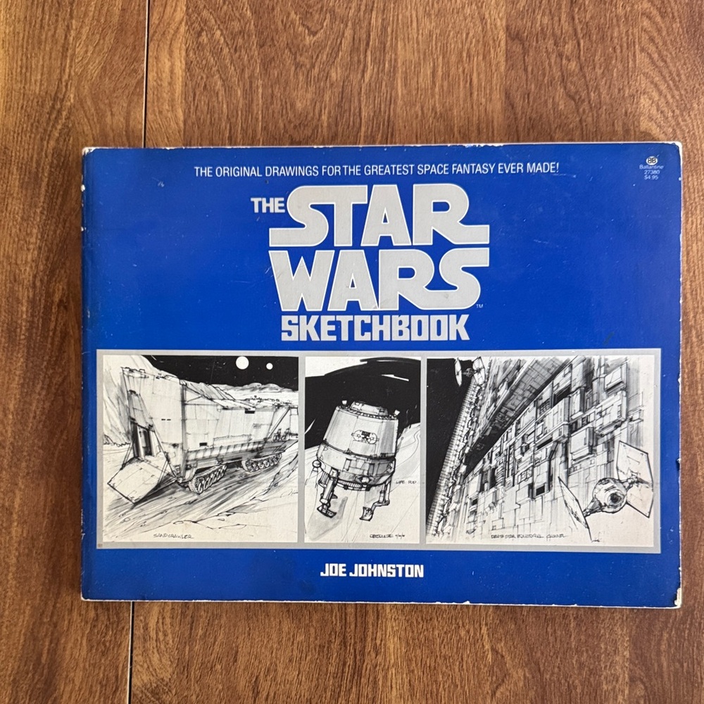 Star Wars Sketchbook by Joe Johnston - Blue Cover